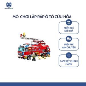 Sản phẩm Mô  chơi lắp ráp Ô TÔ CỨU HỎA uy tín số 1 việt nam